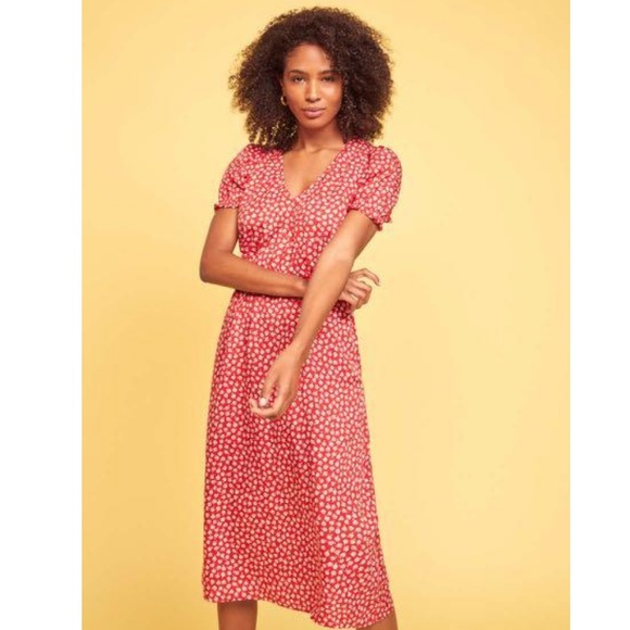 Reformation Dresses & Skirts - Reformation Lou Lou Dress in Cassie Floral Print XS